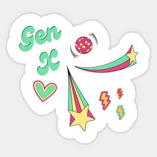 Gen X Sticker